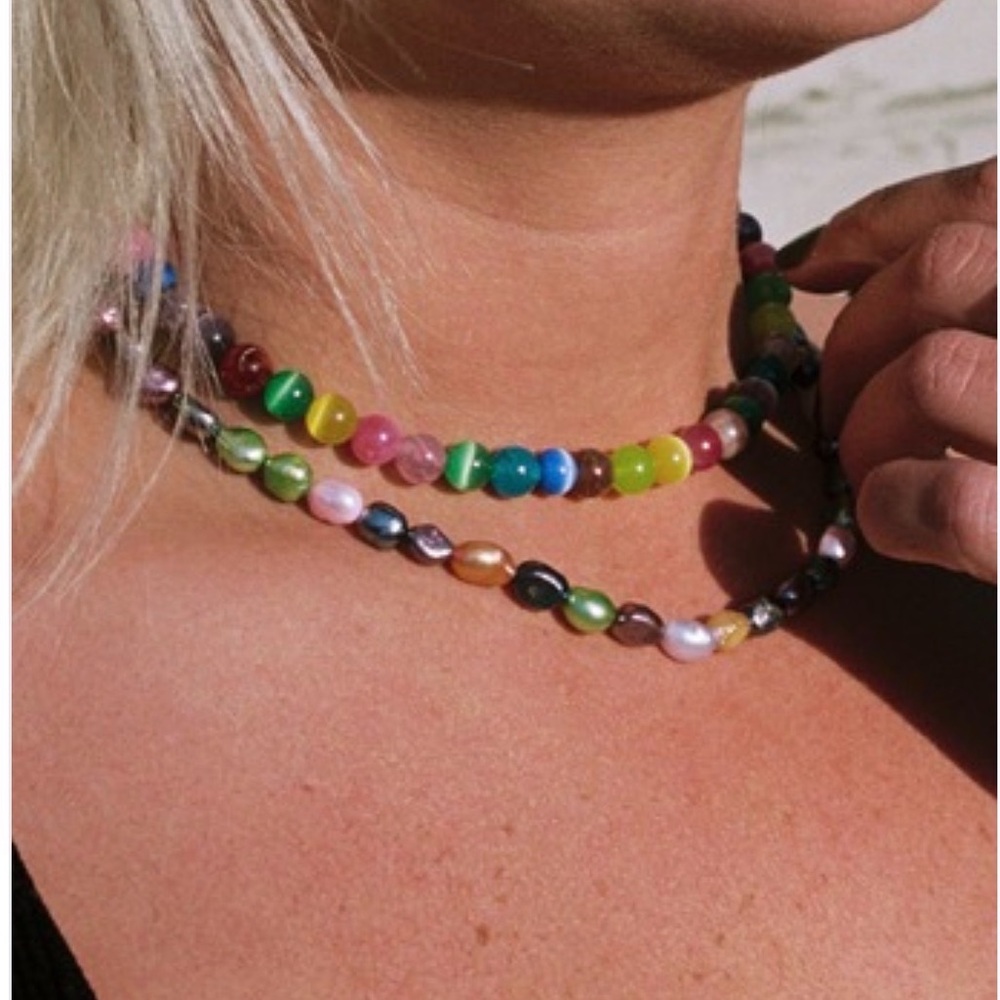 Rainbow Jade Necklace